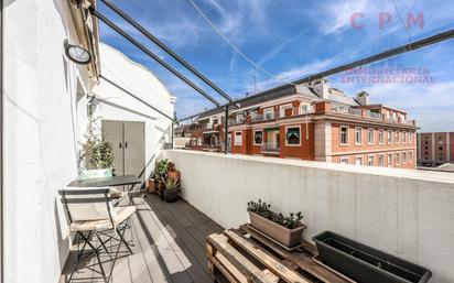 Terrace of Flat to rent in  Madrid Capital  with Air Conditioner, Heating and Terrace