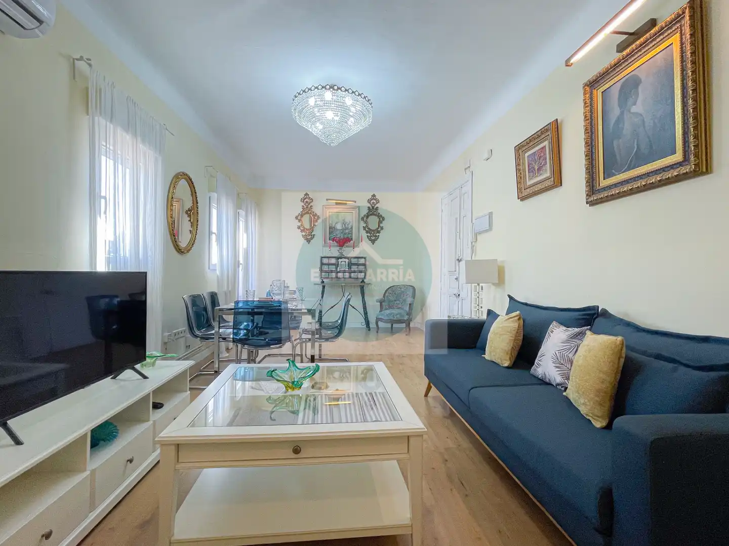 Living room of Attic for rent in Madrid  with Air Conditioner, Heating and Terrace