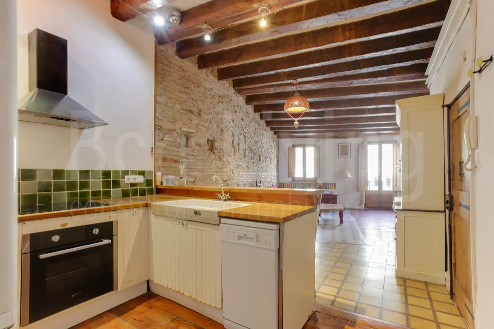 Cocina de Piso en venta en Barcelona con Aire acondicionado, Calefacción y Amueblado