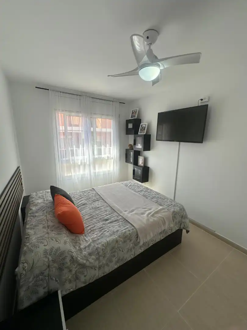 Bedroom of Flat for sale in Vandellòs i l'Hospitalet de l'Infant  with Air Conditioner, Furnished and Oven