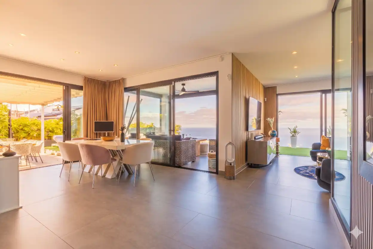 Wohnzimmer von Haus oder Chalet zum Verkauf in Santa Úrsula mit Klimaanlage, Heizung und Privatgarten