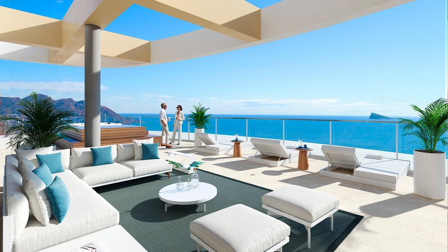 Terrace of Flat for sale in Benidorm  with Air Conditioner, Terrace and Swimming Pool