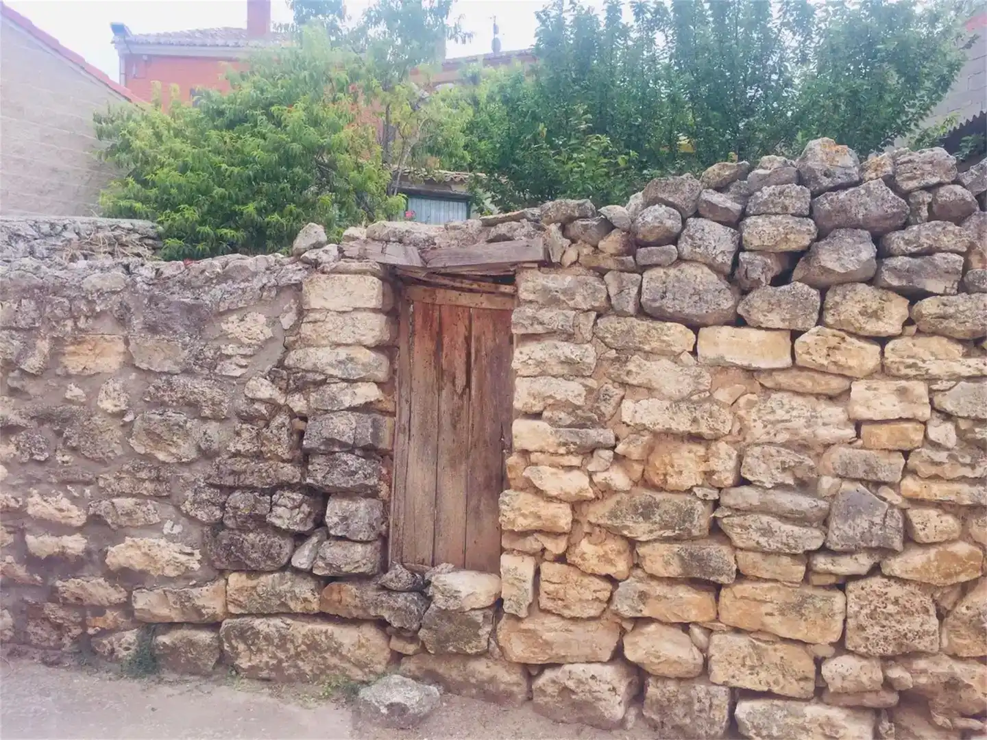 Vista exterior de Planta baja en venta en Baltanás, Palencia