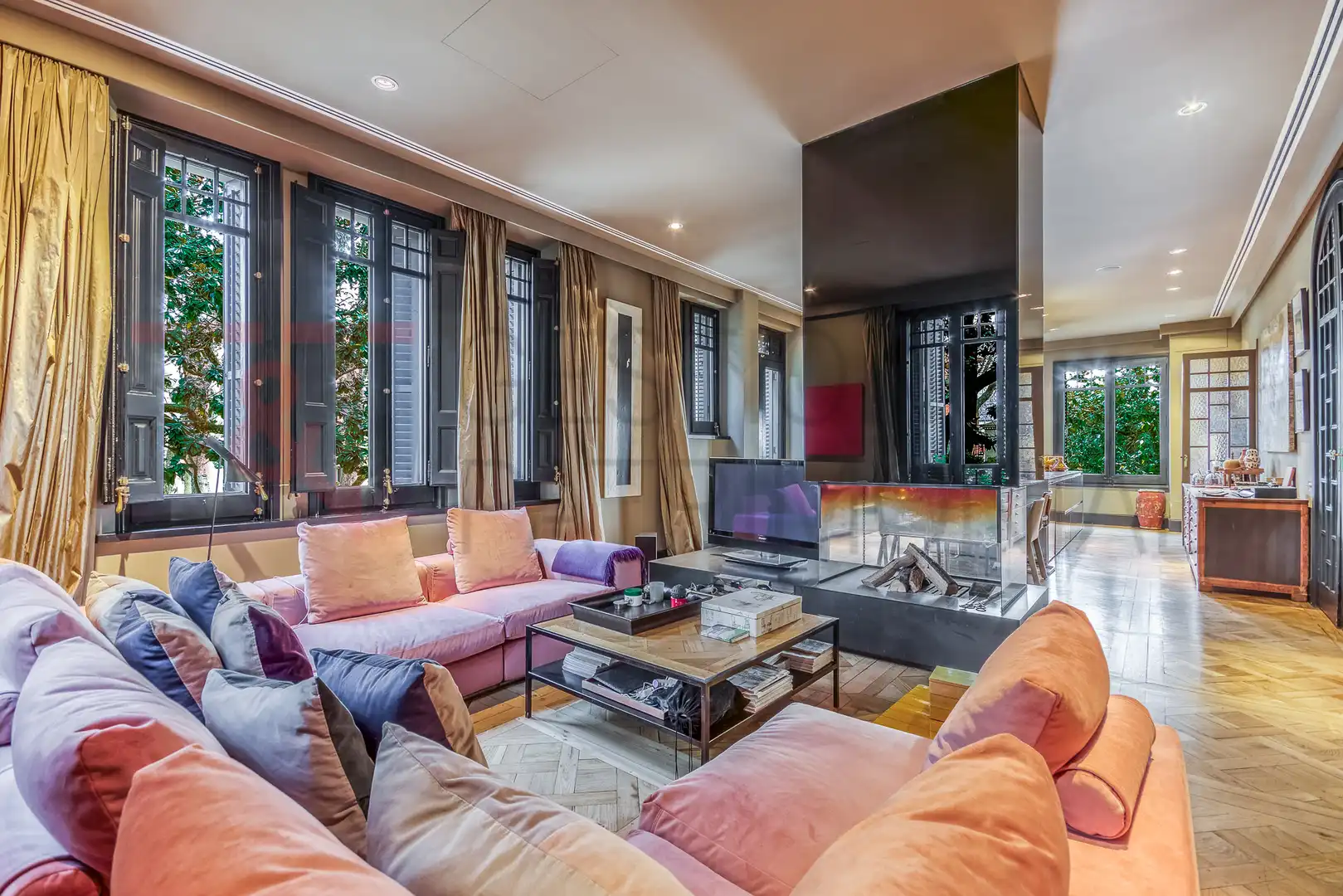 Sala de estar de Casa o chalet en venta en Cardedeu con Aire acondicionado, Calefacción y Jardín privado