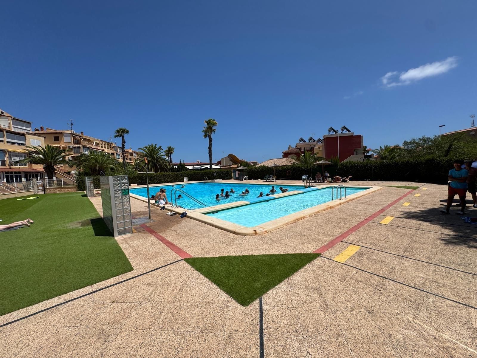Swimming pool of Study for sale in Torrevieja  with Air Conditioner, Heating and Private garden