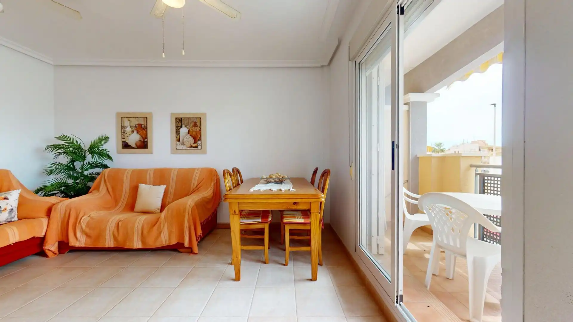 Esszimmer von Wohnungen zum Verkauf in Los Alcázares mit Terrasse und Balkon