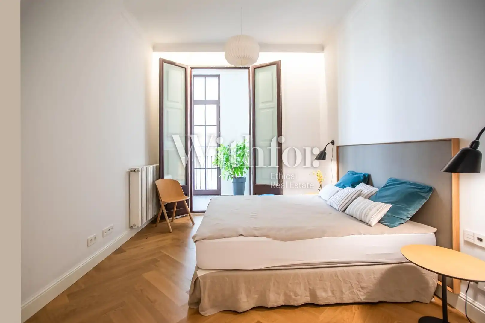 Bedroom of Flat for rent in Barcelona  with Air Conditioner, Heating and Terrace