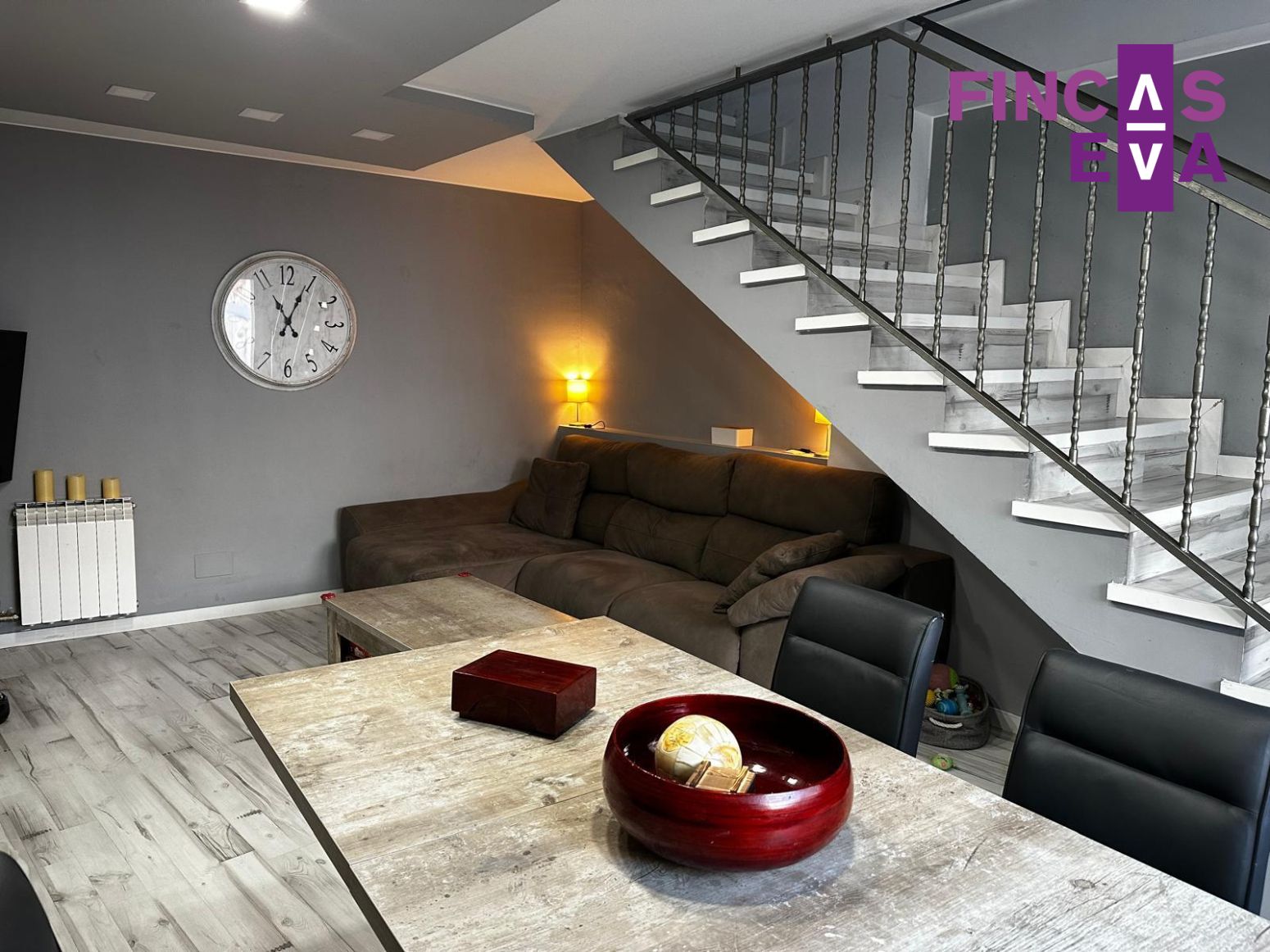 Living room of Attic for sale in Rubí  with Heating, Terrace and Storage room