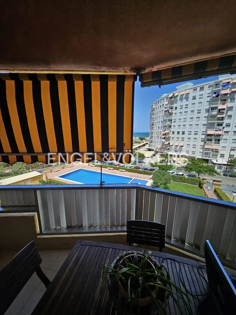 Terrasse von Wohnung zur Miete in Gandia mit Klimaanlage, Heizung und Terrasse