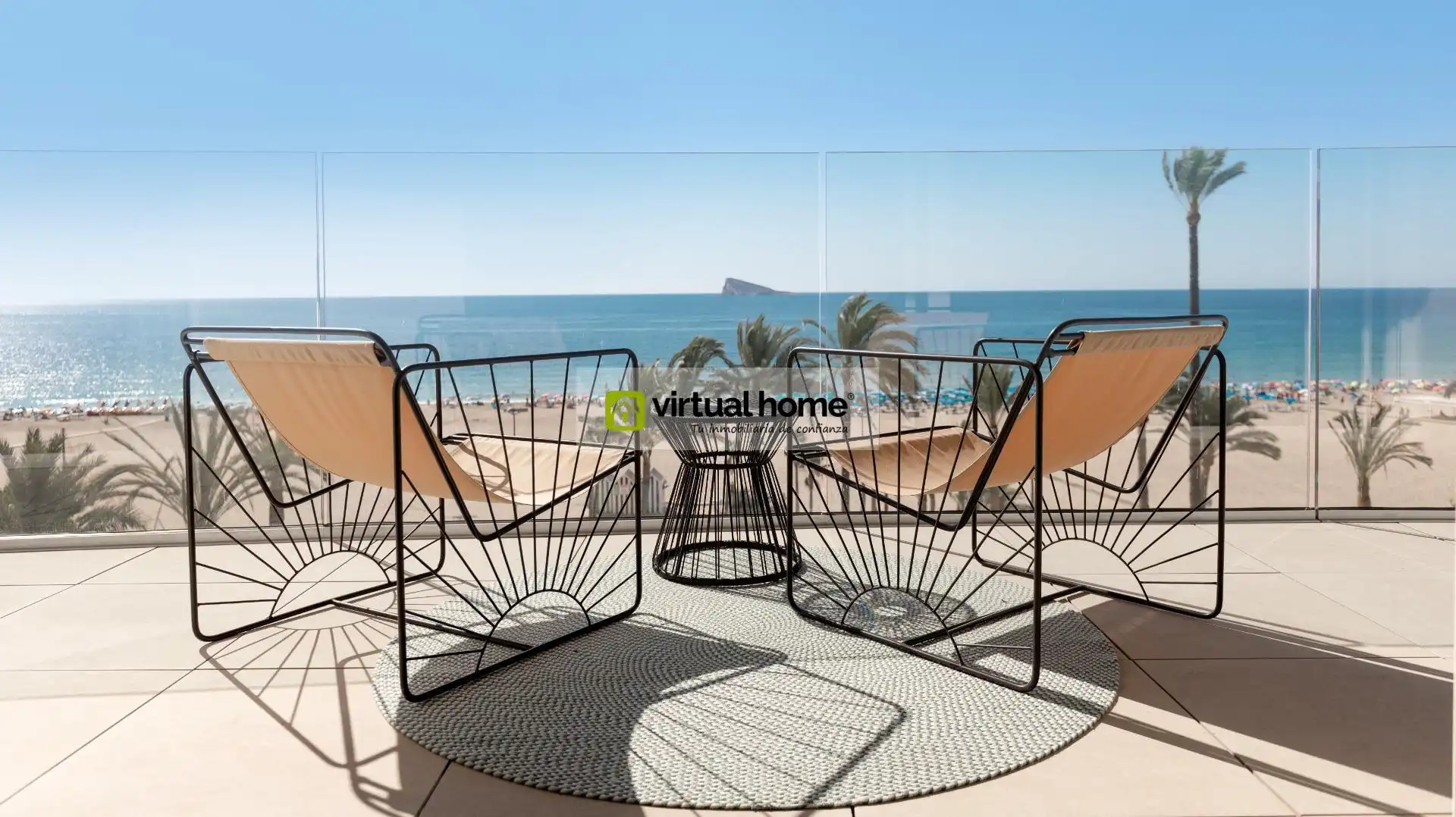 Terrace of Apartments for sale in Benidorm  with Air Conditioner, Private garden and Terrace