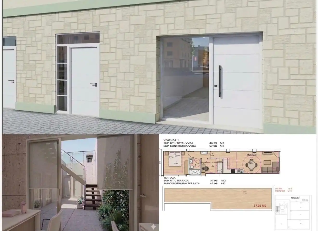 Dúplex en venta en Sagunto / Sagunt con Terraza