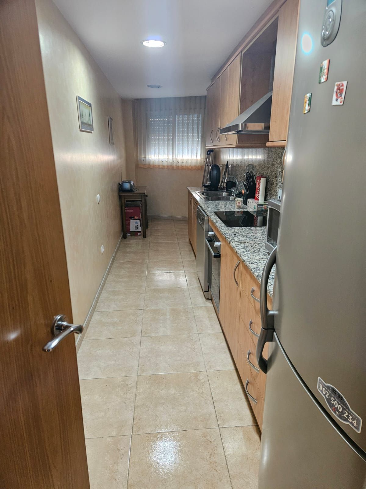 Kitchen of Flat for sale in Santa Coloma de Gramenet  with Heating, Terrace and Storage room