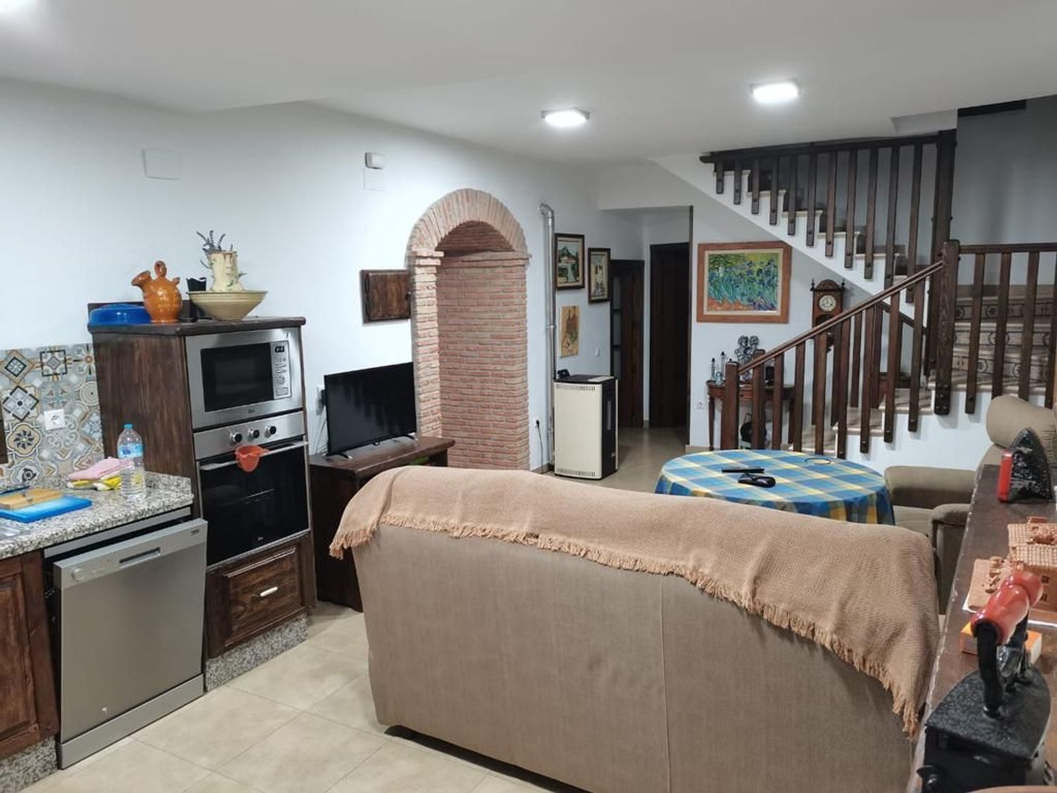 Living room of House or chalet for sale in Orcera  with Air Conditioner