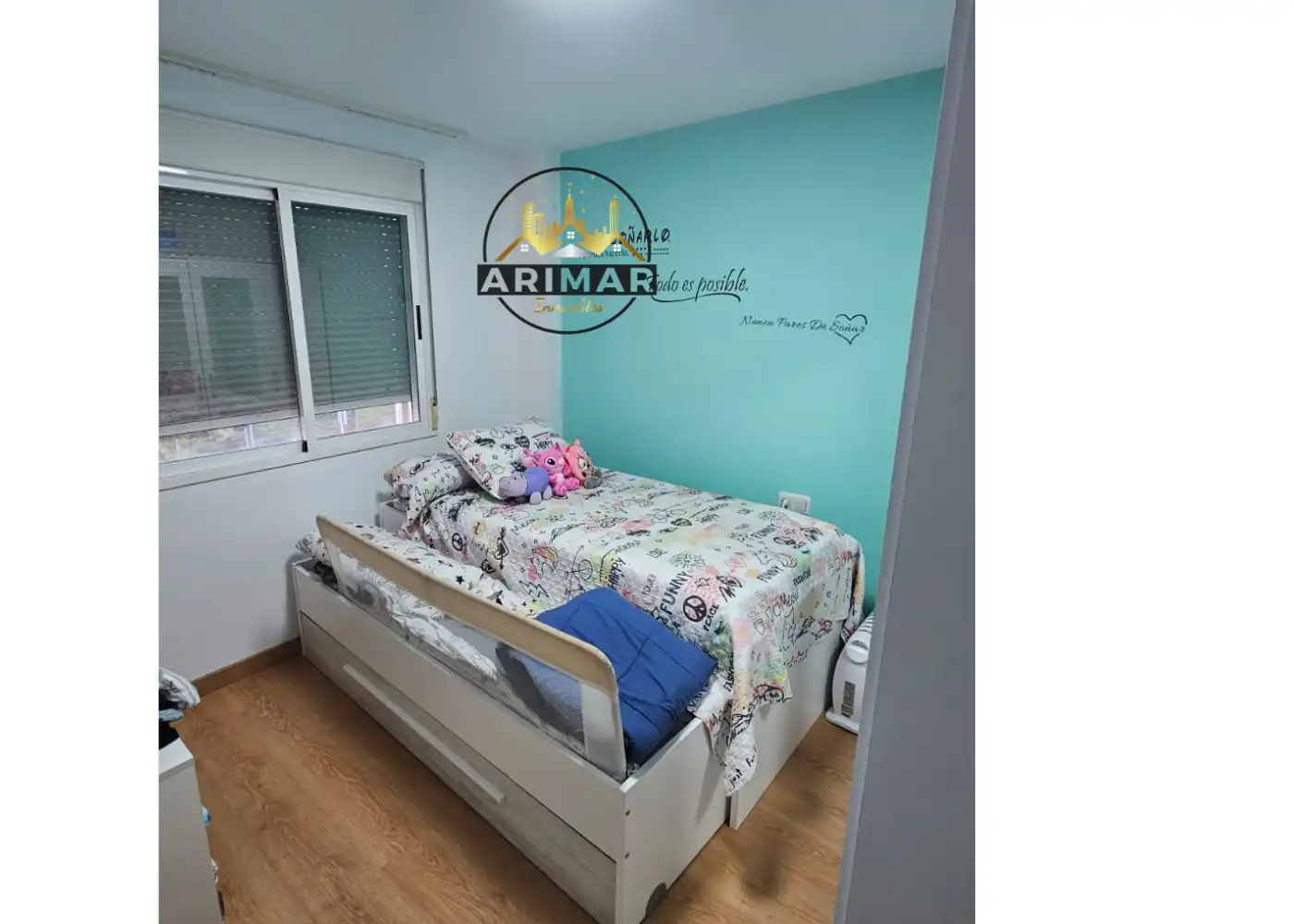 Schlafzimmer von Einfamilien-Reihenhaus zum Verkauf in Castellón de la Plana / Castelló de la Plana mit Klimaanlage, Heizung und Terrasse