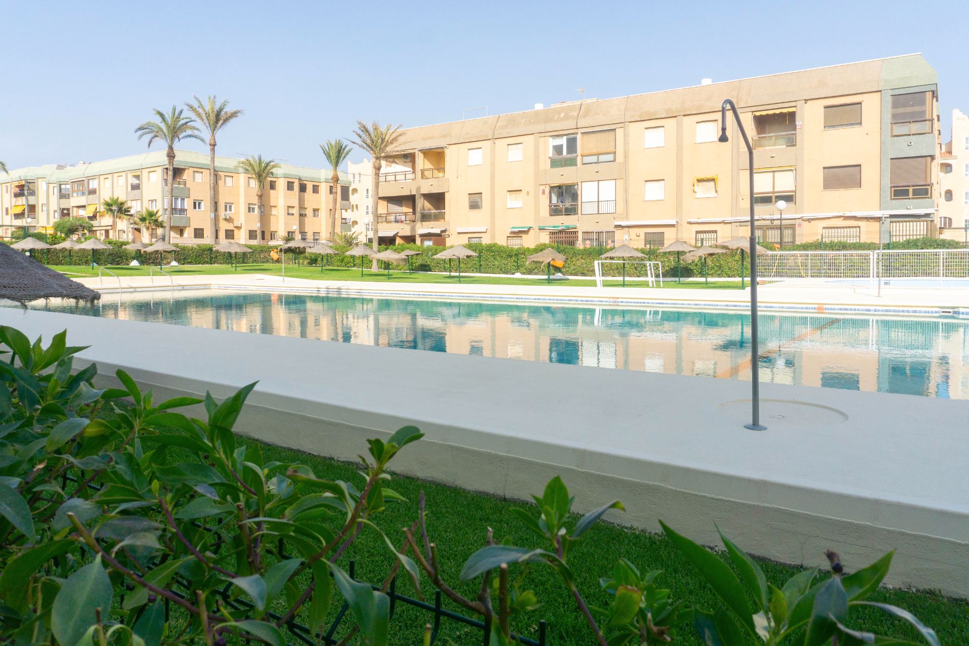 Swimming pool of Study for sale in  Almería Capital  with Air Conditioner, Furnished and Community pool