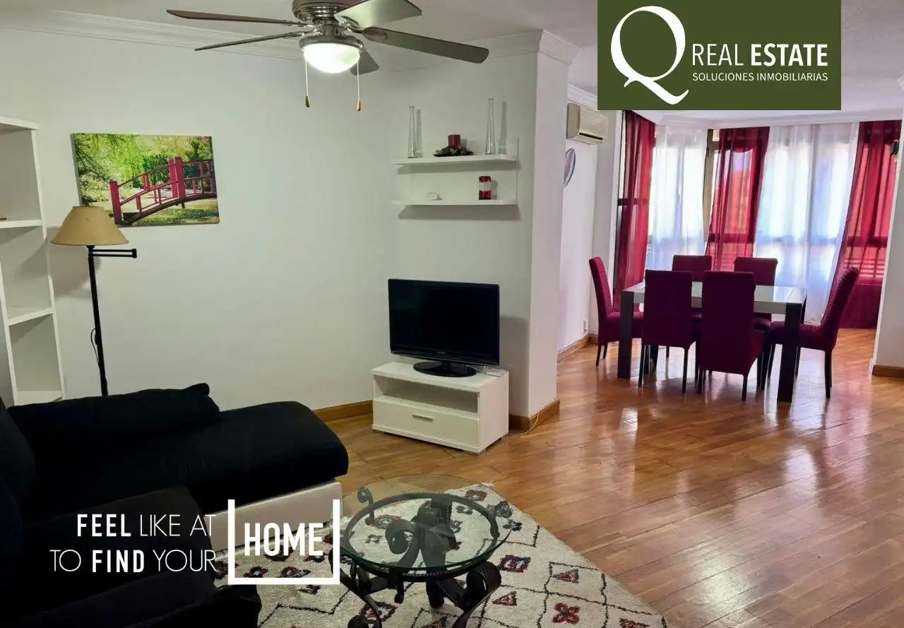 Living room of Flat for rent in Alicante / Alacant  with Heating and Furnished