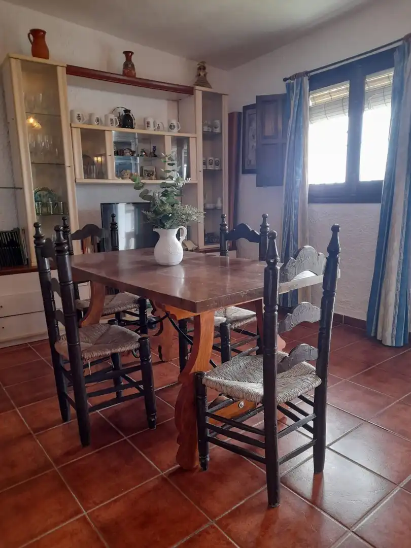 Comedor de Finca rústica en venta en Frigiliana con Calefacción, Jardín privado y Terraza