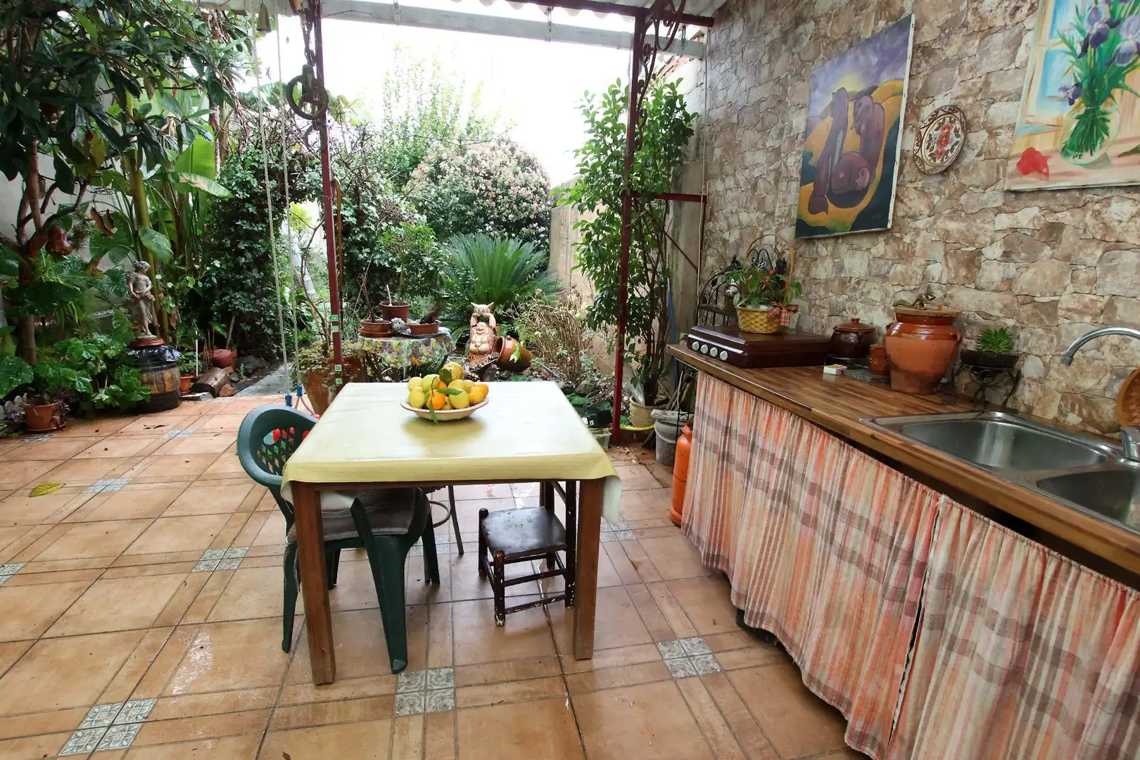 Garden of Houses for sale in Montijo  with Private garden and Terrace