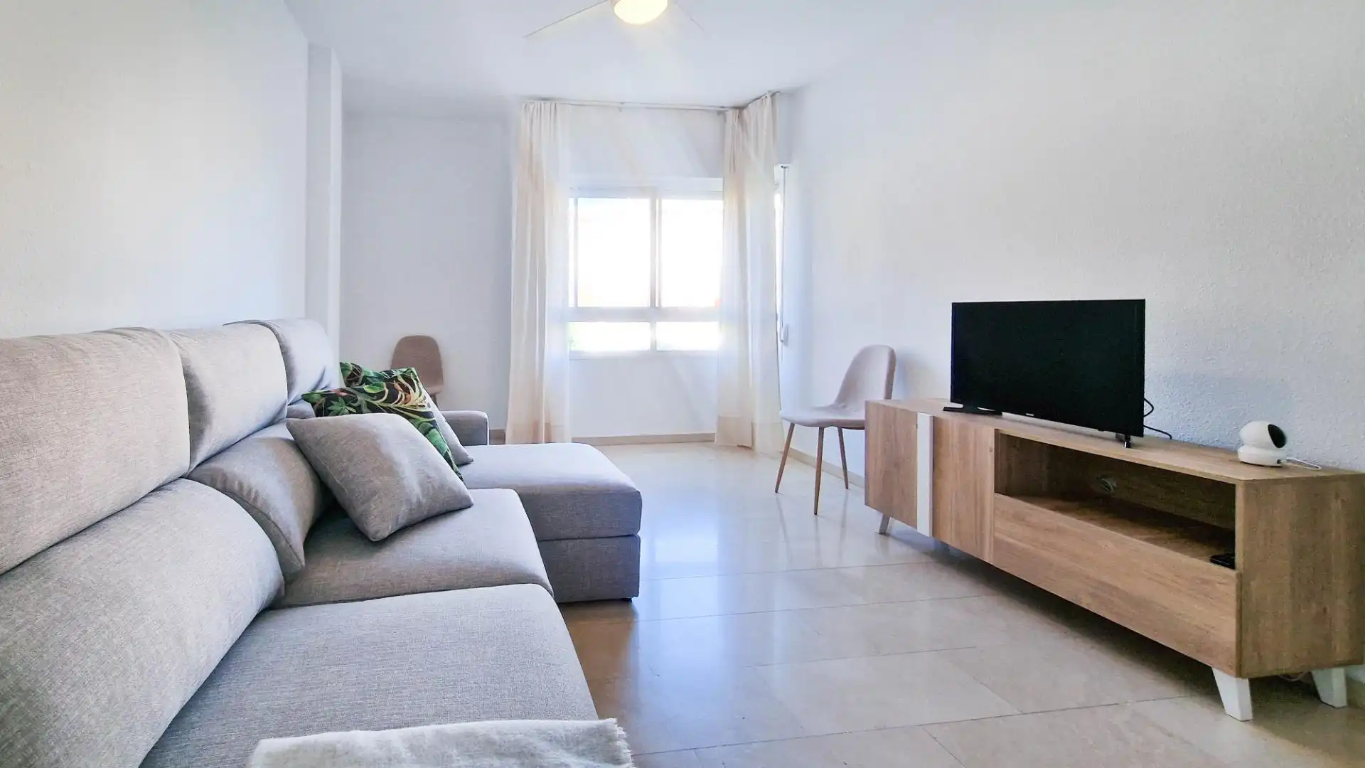 Sala de estar de Apartamento de alquiler en Badajoz con Amueblado