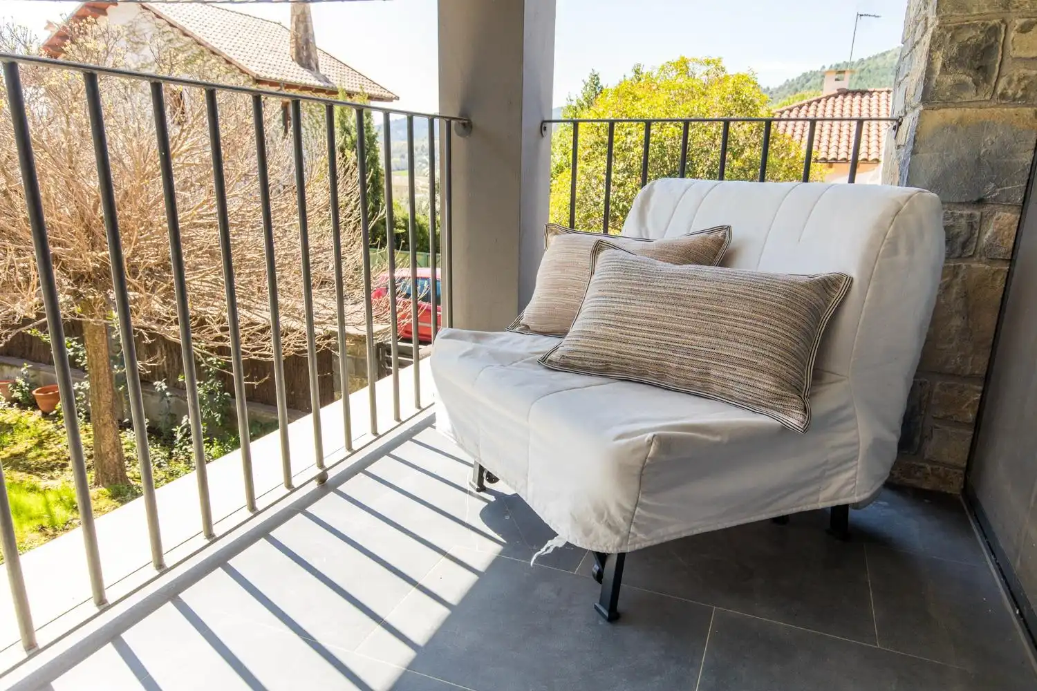 Terraza de Casa o chalet en venta en Boltaña con Aire acondicionado, Calefacción y Jardín privado