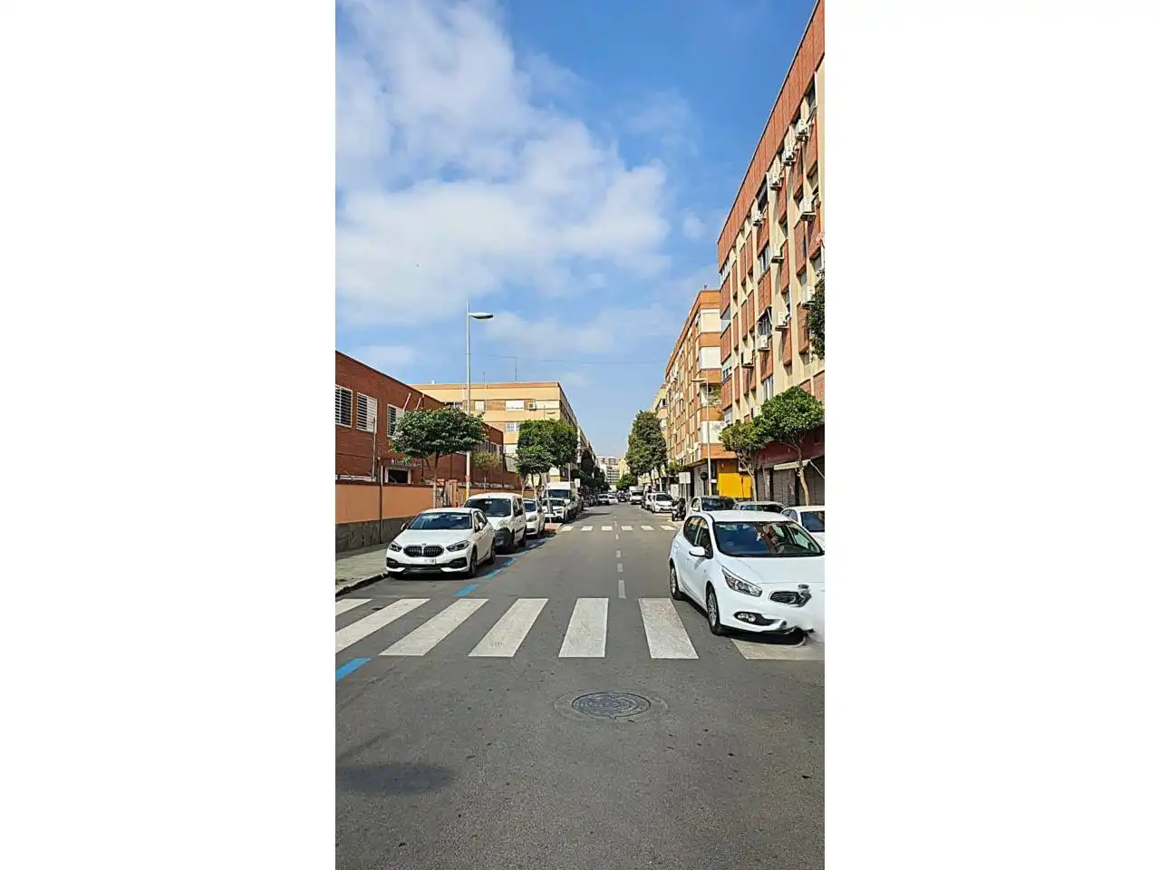 Vista exterior de Piso en venta en Almería con Aire acondicionado, Amueblado y Balcón