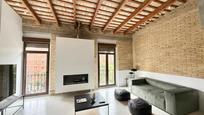 Sala d'estar de Dúplex de lloguer en  Valencia Capital amb Aire condicionat i Balcó