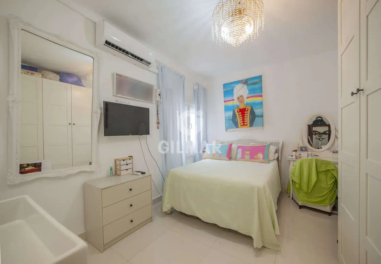 Bedroom of Flat for sale in Sevilla  with Heating and Balcony