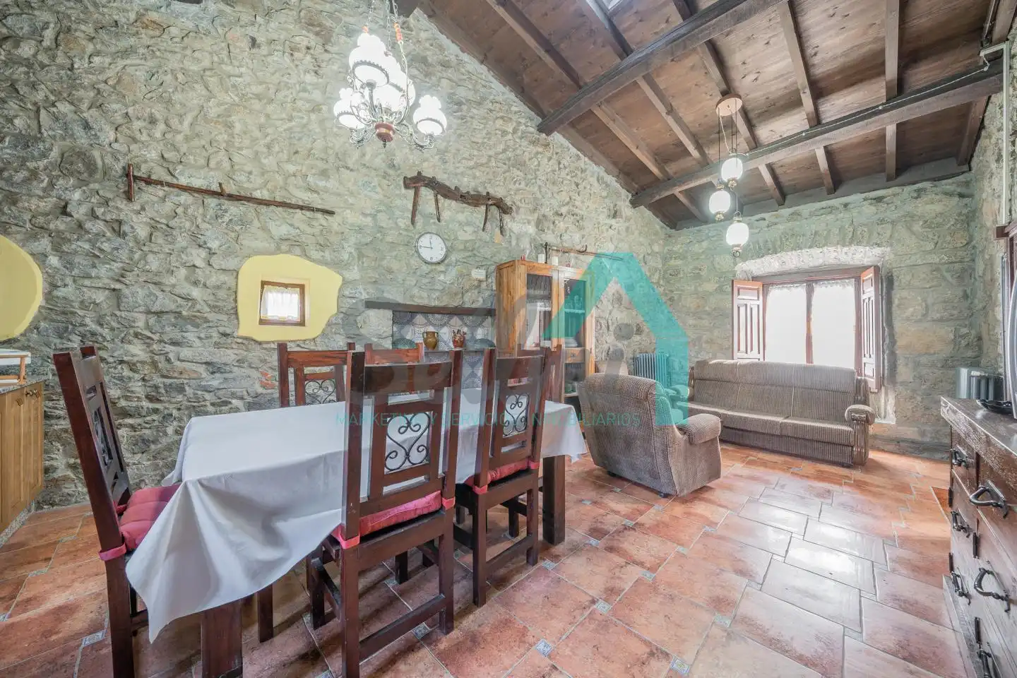 Dining room of Houses for sale in Pravia  with Heating, Private garden and Parquet flooring