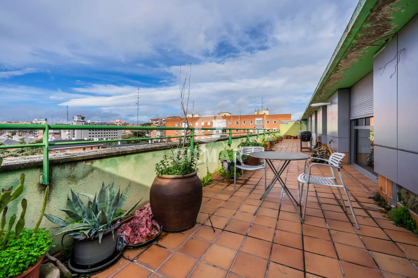 Terrasse von Dachboden zum Verkauf in Madrid mit Heizung, Privatgarten und Abstellraum