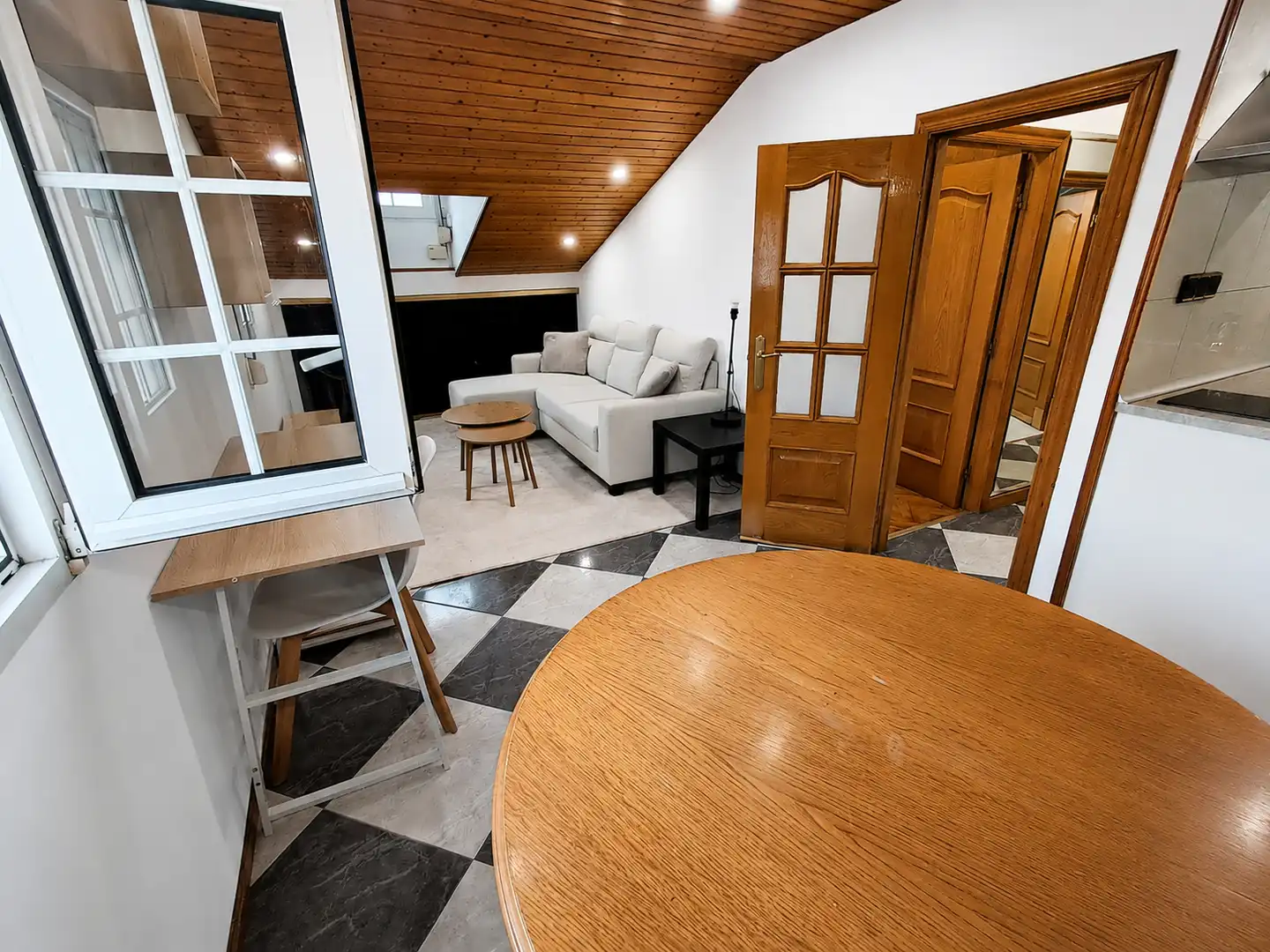 Sala de estar de Piso de alquiler en Santander con Amueblado y Horno