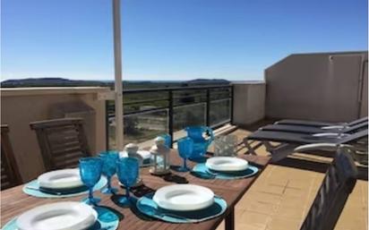 Terrasse von Dachboden zum verkauf in San Jorge / Sant Jordi mit Klimaanlage, Terrasse und Schwimmbad