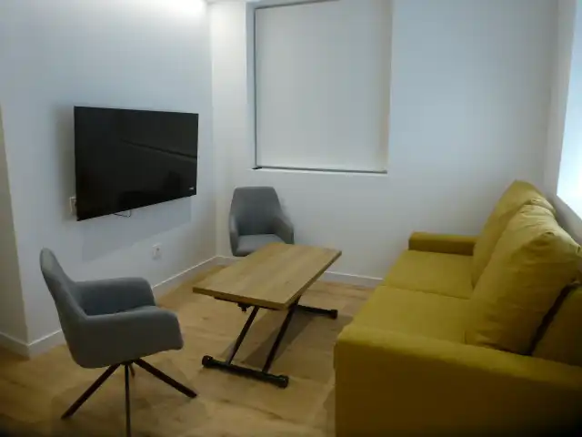 Sala d'estar de Estudi de lloguer en Murcia amb Aire condicionat, Calefacció i Moblat