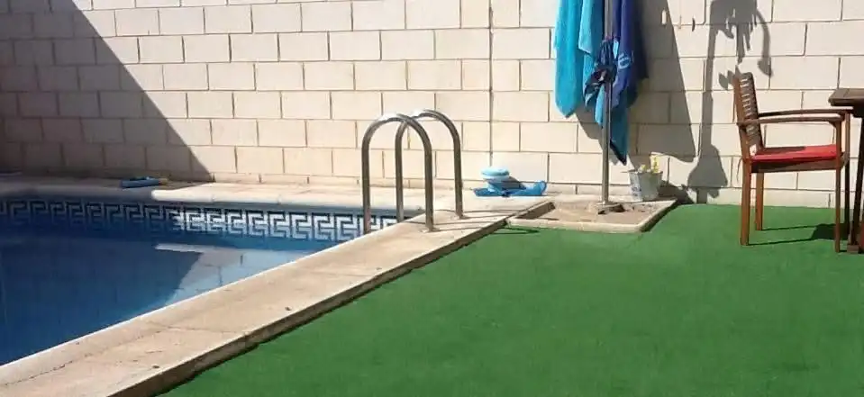 Swimming pool of Houses for sale in Poblete  with Air Conditioner, Heating and Private garden