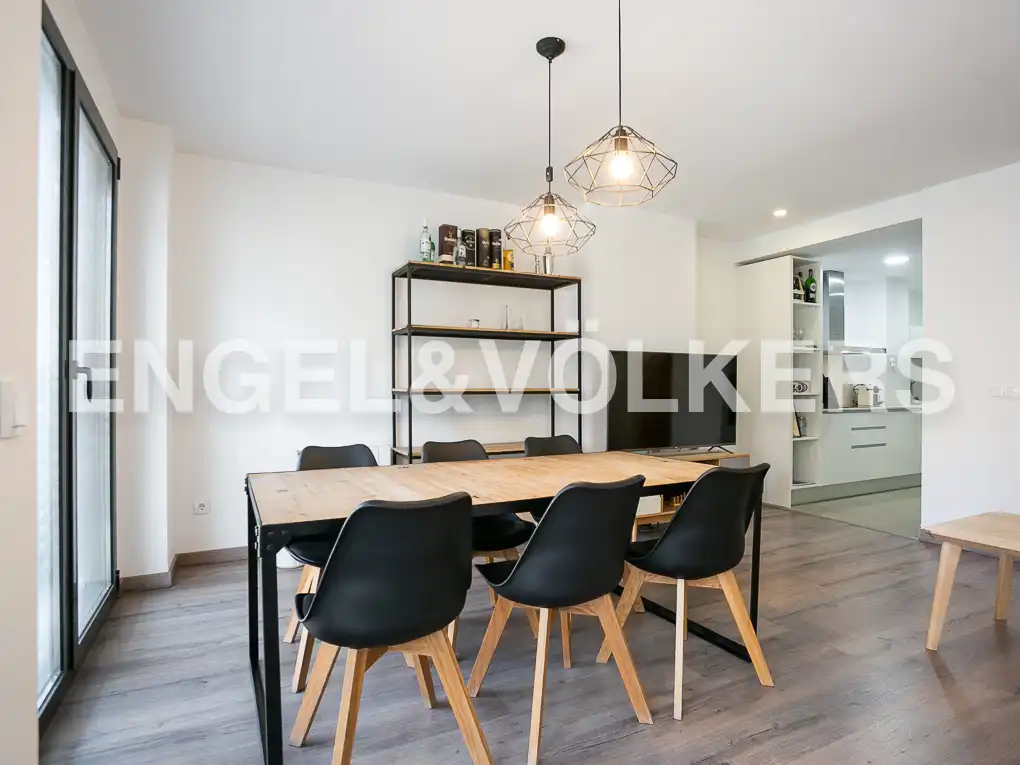 Esszimmer von Wohnung zur Miete in Valencia mit Klimaanlage, Heizung und Terrasse
