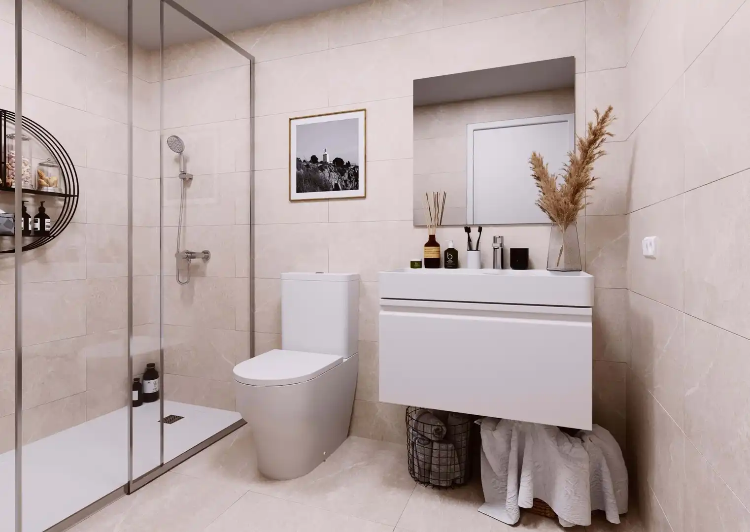 Badezimmer von Wohnung zum Verkauf in Santa Pola mit Terrasse