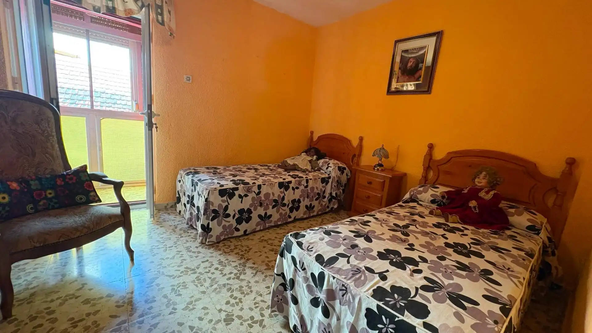 Dormitori de Casa adosada en venda en Málaga amb Aire condicionat, Terrassa i Balcó