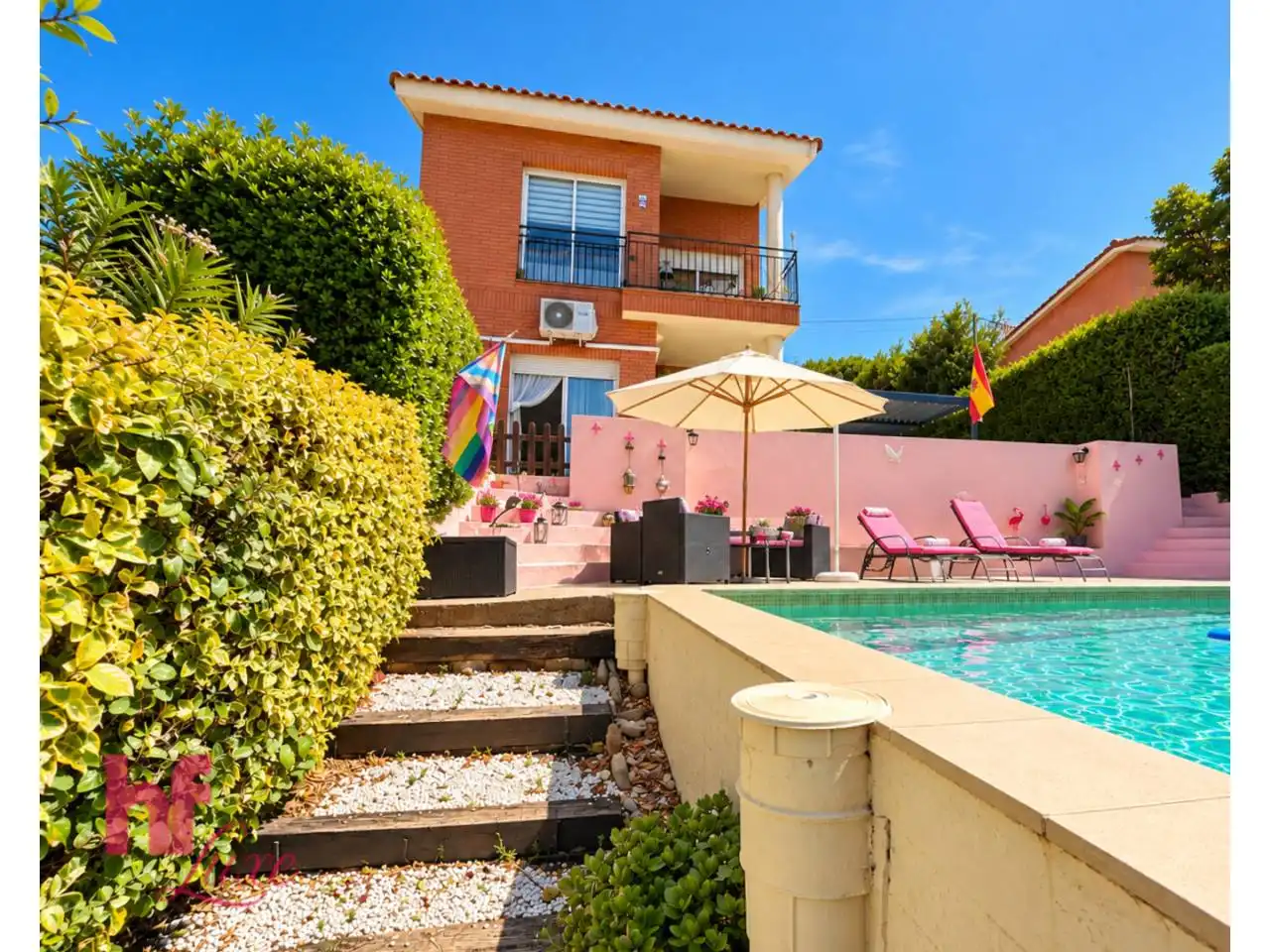 Garden of Houses for sale in Rubí  with Air Conditioner, Heating and Private garden