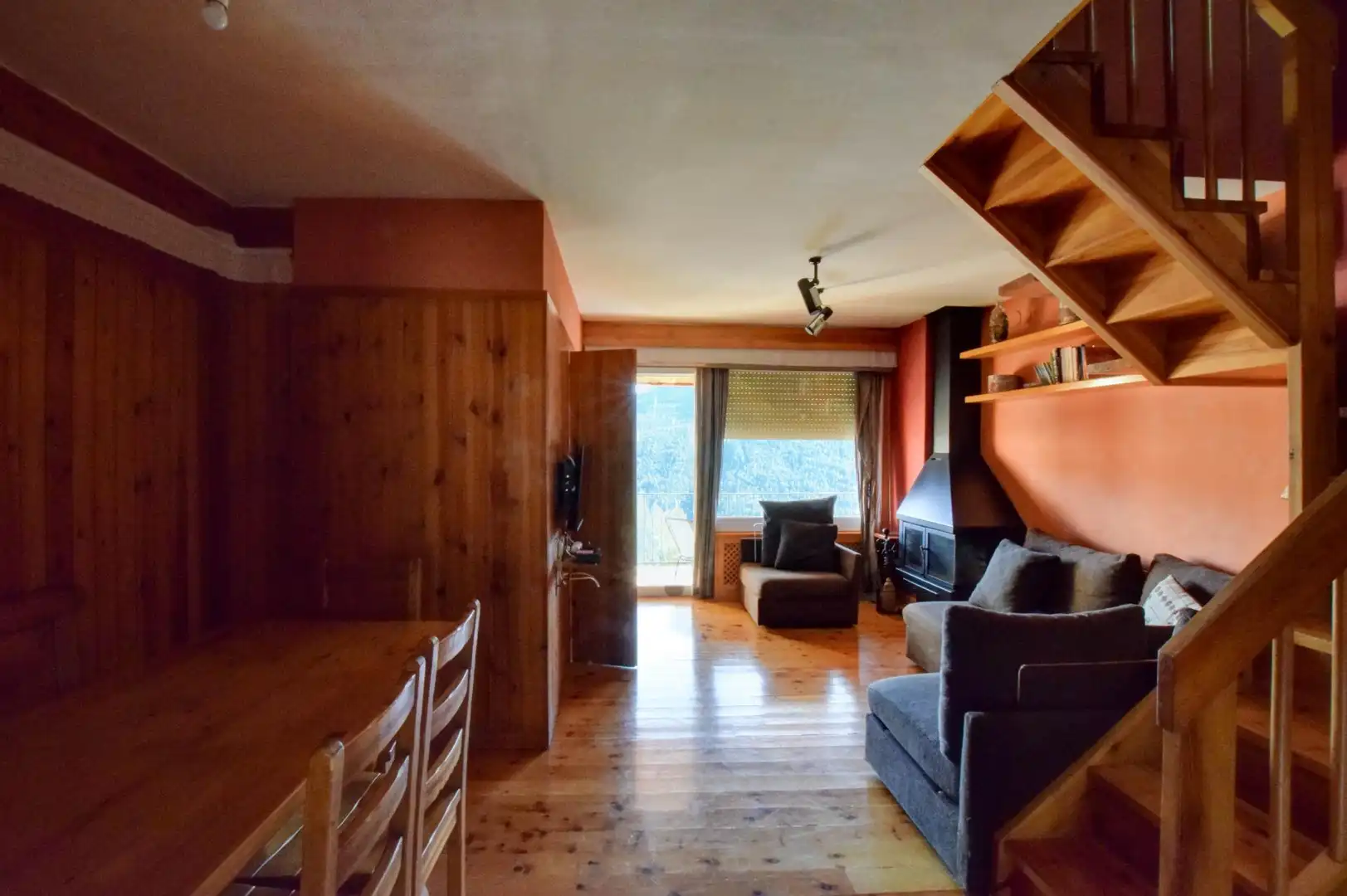 Sala de estar de Apartamento en venta en Alp con Aire acondicionado, Calefacción y Terraza