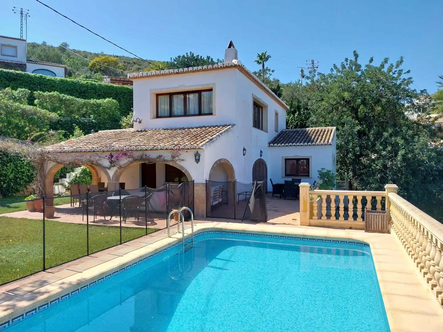 Exterior view of Houses for sale in Jávea / Xàbia  with Heating, Terrace and Swimming Pool