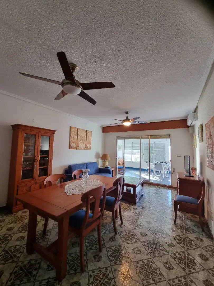 Living room of Attic for sale in Cullera  with Air Conditioner, Terrace and Furnished