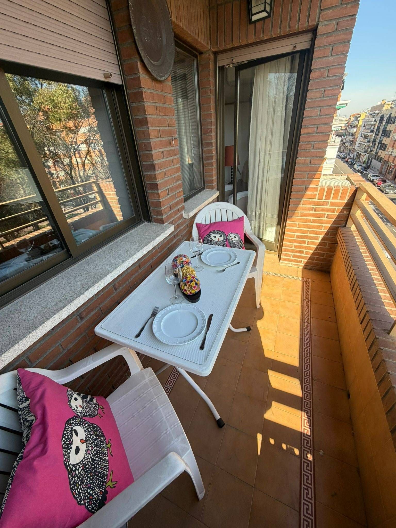 Balcony of Flat for sale in  Madrid Capital  with Air Conditioner and Terrace