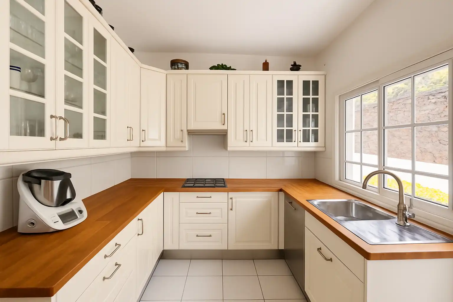 Cocina de Casa o chalet en venta en Santa Cruz de Tenerife con Jardín privado, Parquet y Terraza