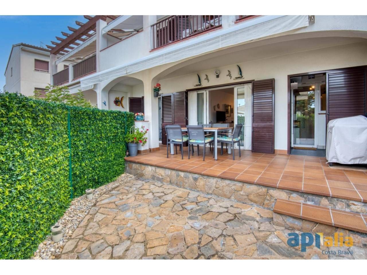 Garden of Flat for sale in Castell-Platja d'Aro  with Air Conditioner, Terrace and Community pool