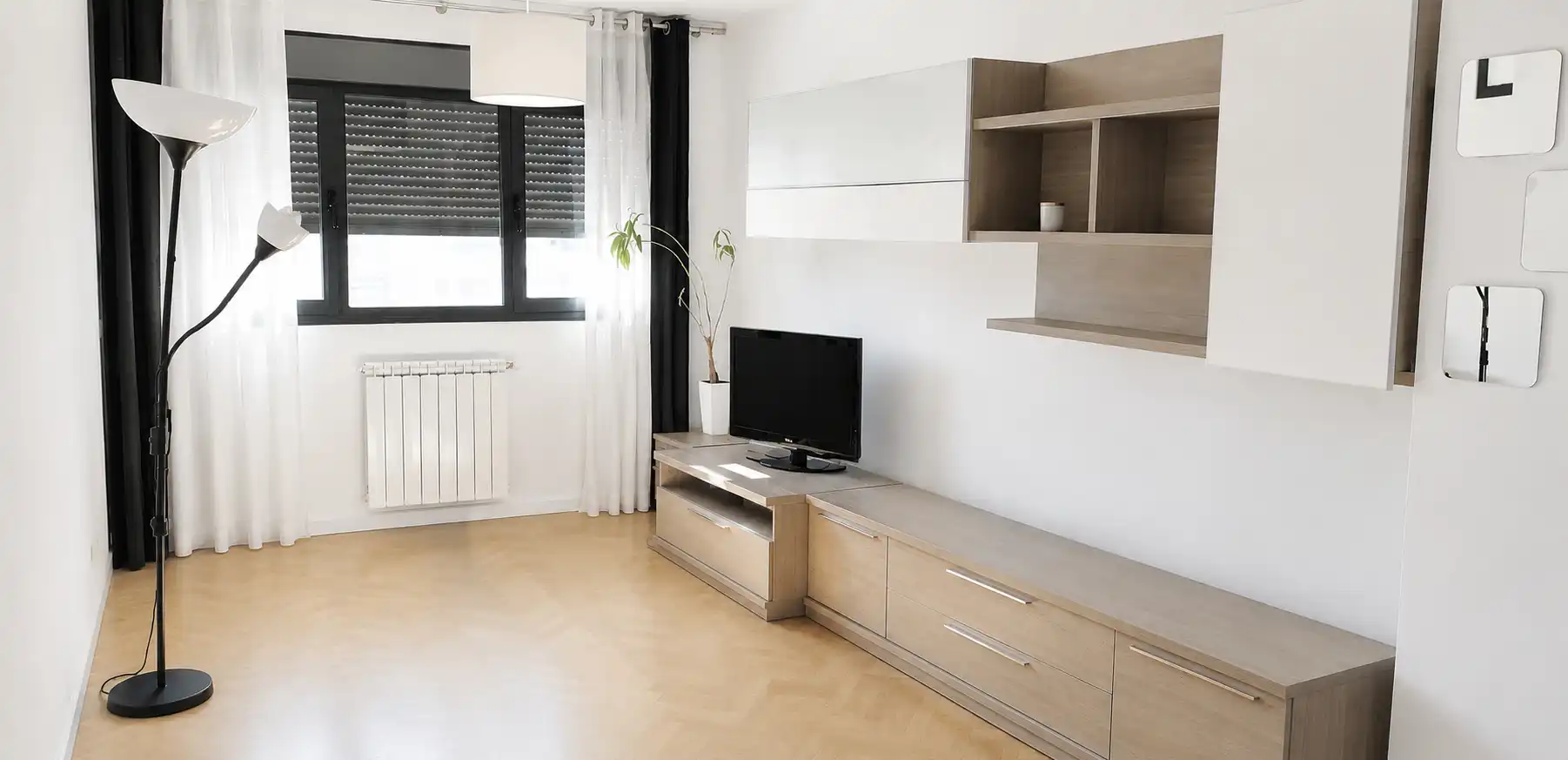 Wohnzimmer von Wohnung zur Miete in Madrid mit Klimaanlage, Heizung und Abstellraum