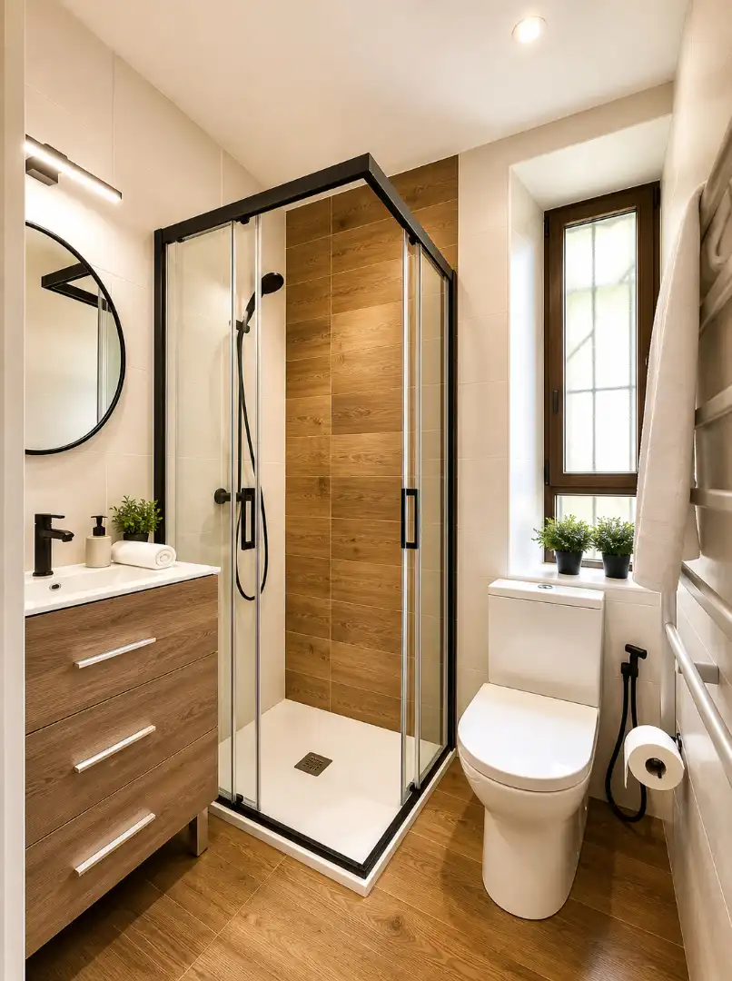 Baño de Piso de alquiler en Santander con Calefacción, Amueblado y Horno