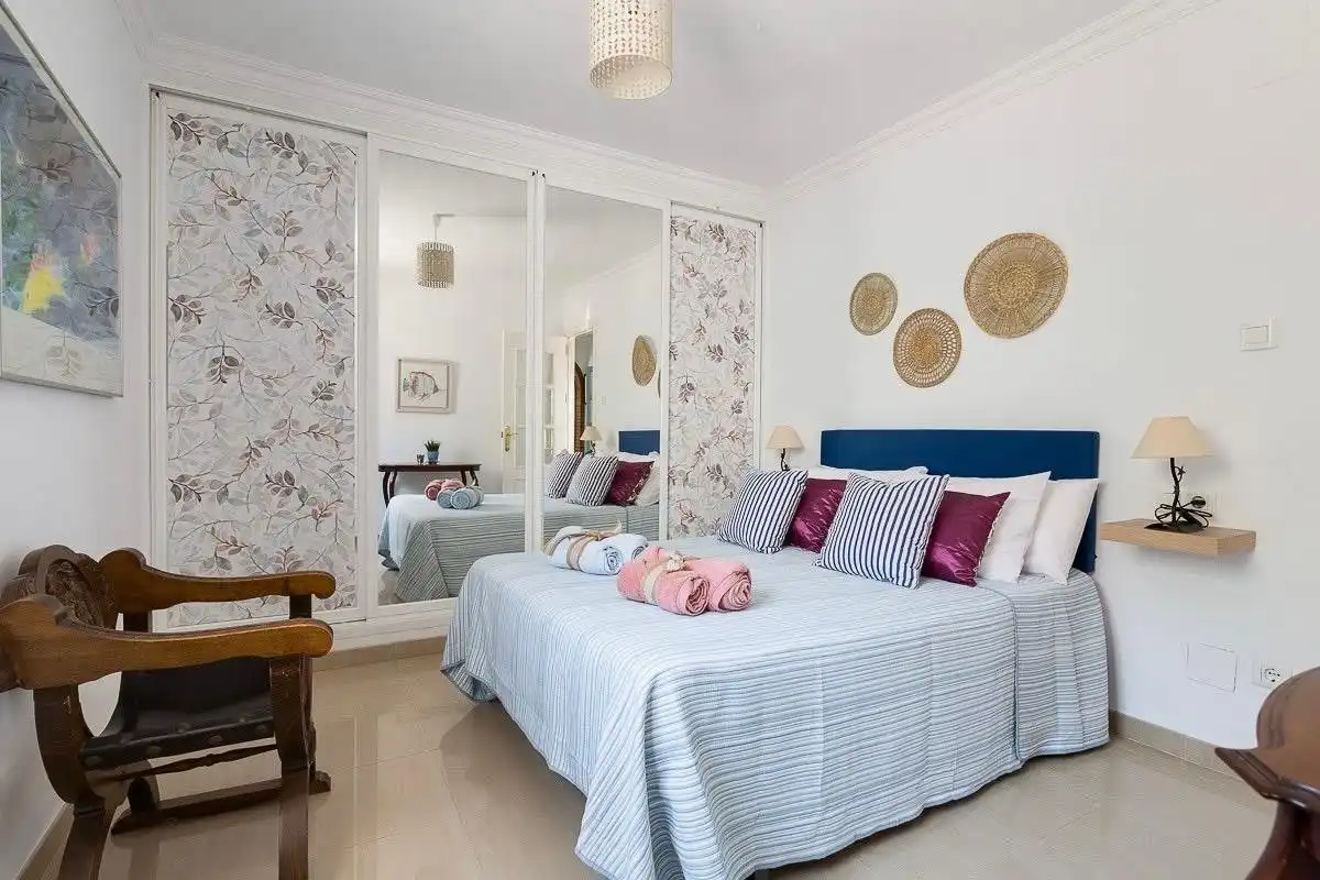 Schlafzimmer von Einfamilien-Reihenhaus zur Miete in Vélez-Málaga mit Terrasse und Schwimmbad