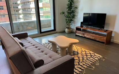 Living room of Flat to rent in  Madrid Capital  with Heating, Storage room and Furnished