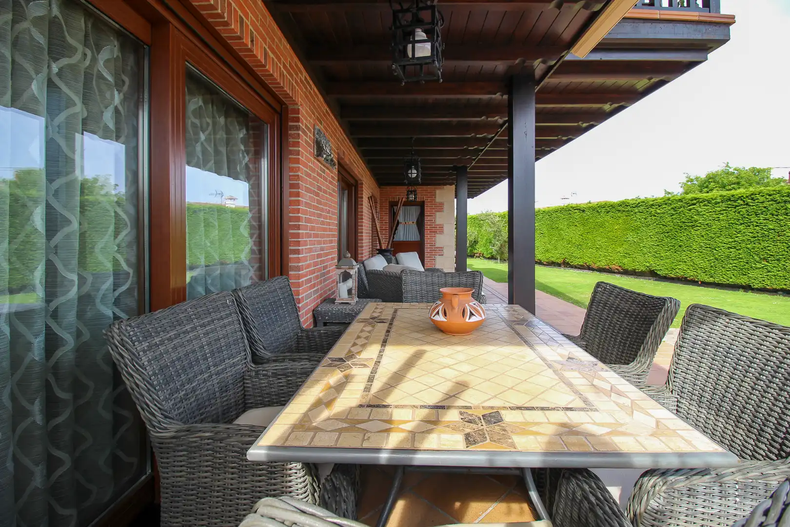 Terraza de Casa o chalet en venta en Santa Cruz de Bezana con Calefacción, Jardín privado y Terraza