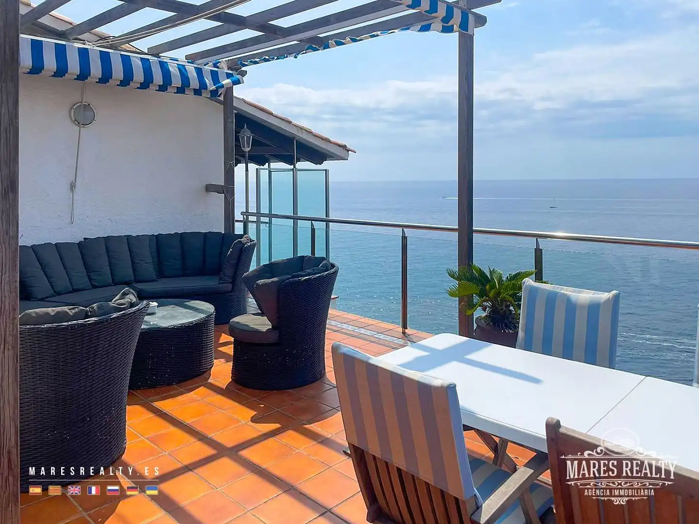 Terraza de Casa o chalet en venta en Lloret de Mar con Calefacción, Jardín privado y Piscina