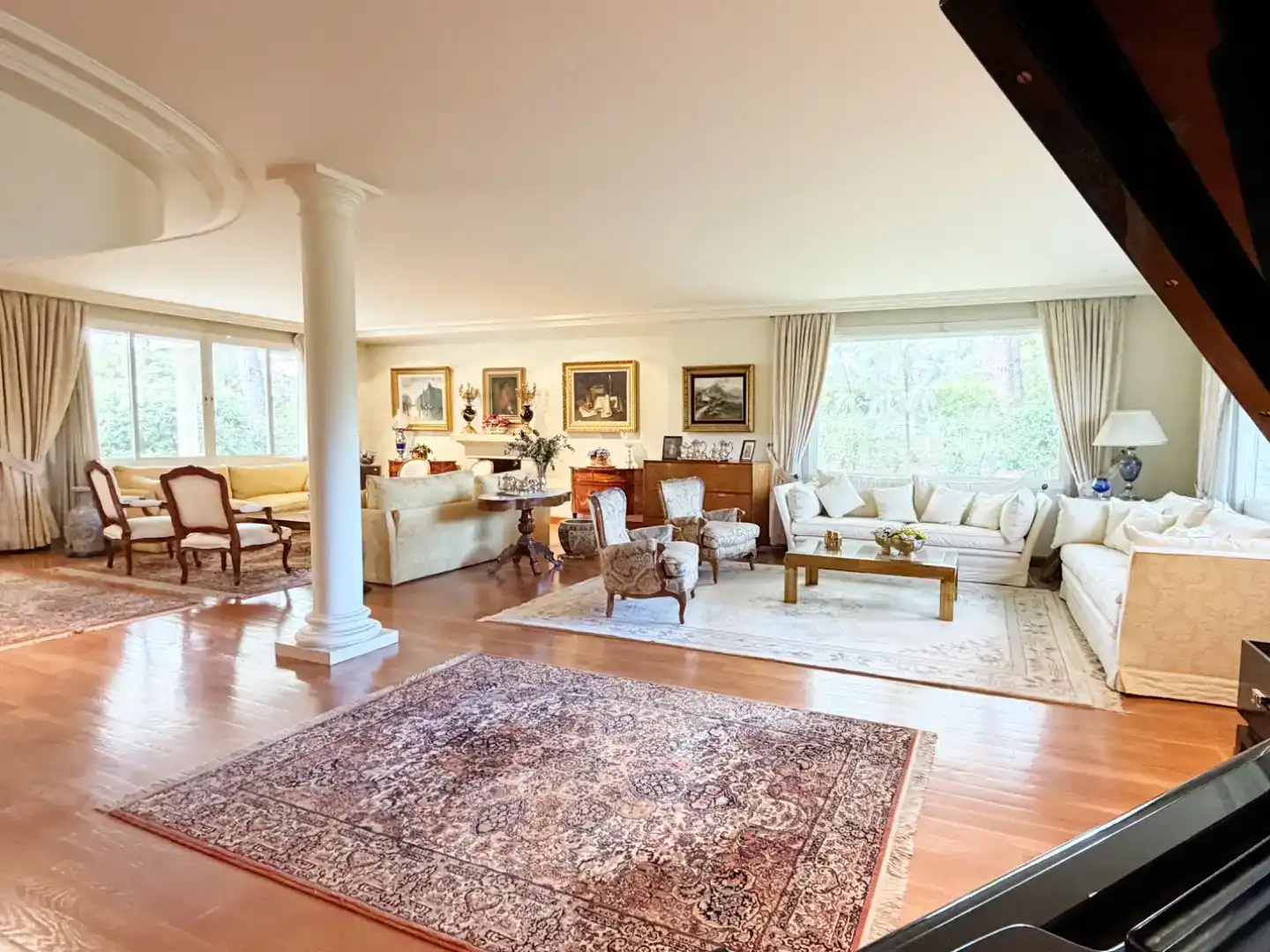 Sala de estar de Piso en venta en Ciudalcampo con Aire acondicionado, Calefacción y Jardín privado